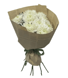 Buchet 9 crizanteme de toamna