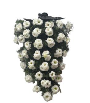 Jerba din lisianthus alb
