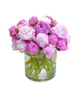 buchet de bujori personalizat