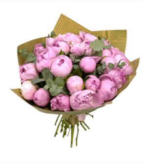 Seasonal Bouquet with Peonies 23 threads