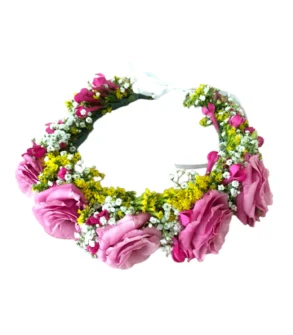 Coroniță Lisianthus, Solidago și floarea miresei