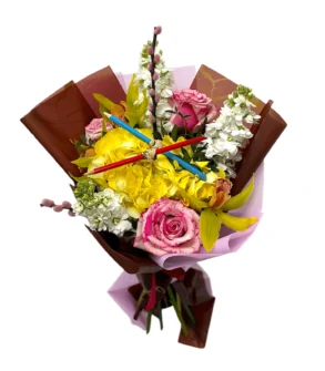 Buchet mix de flori pentru Învățătoare Profesoara scoala