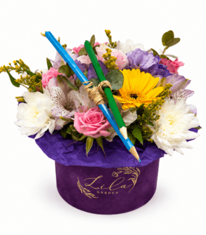 Flower mix box for School