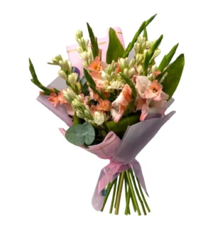 Buchet de flori Gladiole și Tuberoze comanda birou