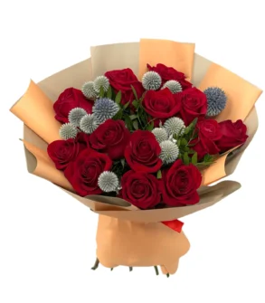 Buchet Trandafiri roșii 13 fire iubita sotie prietena