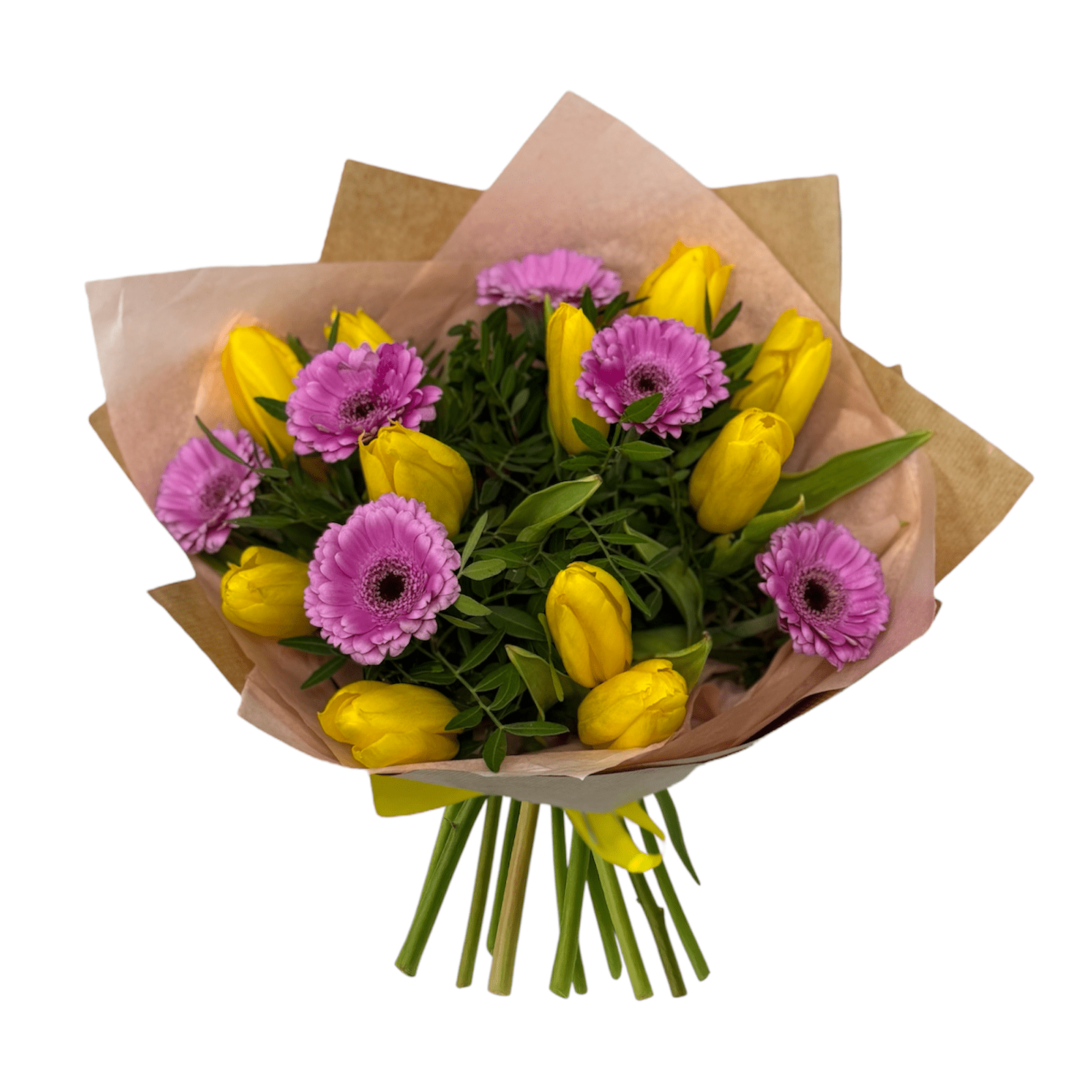 Buchet Gerbera și Lalele