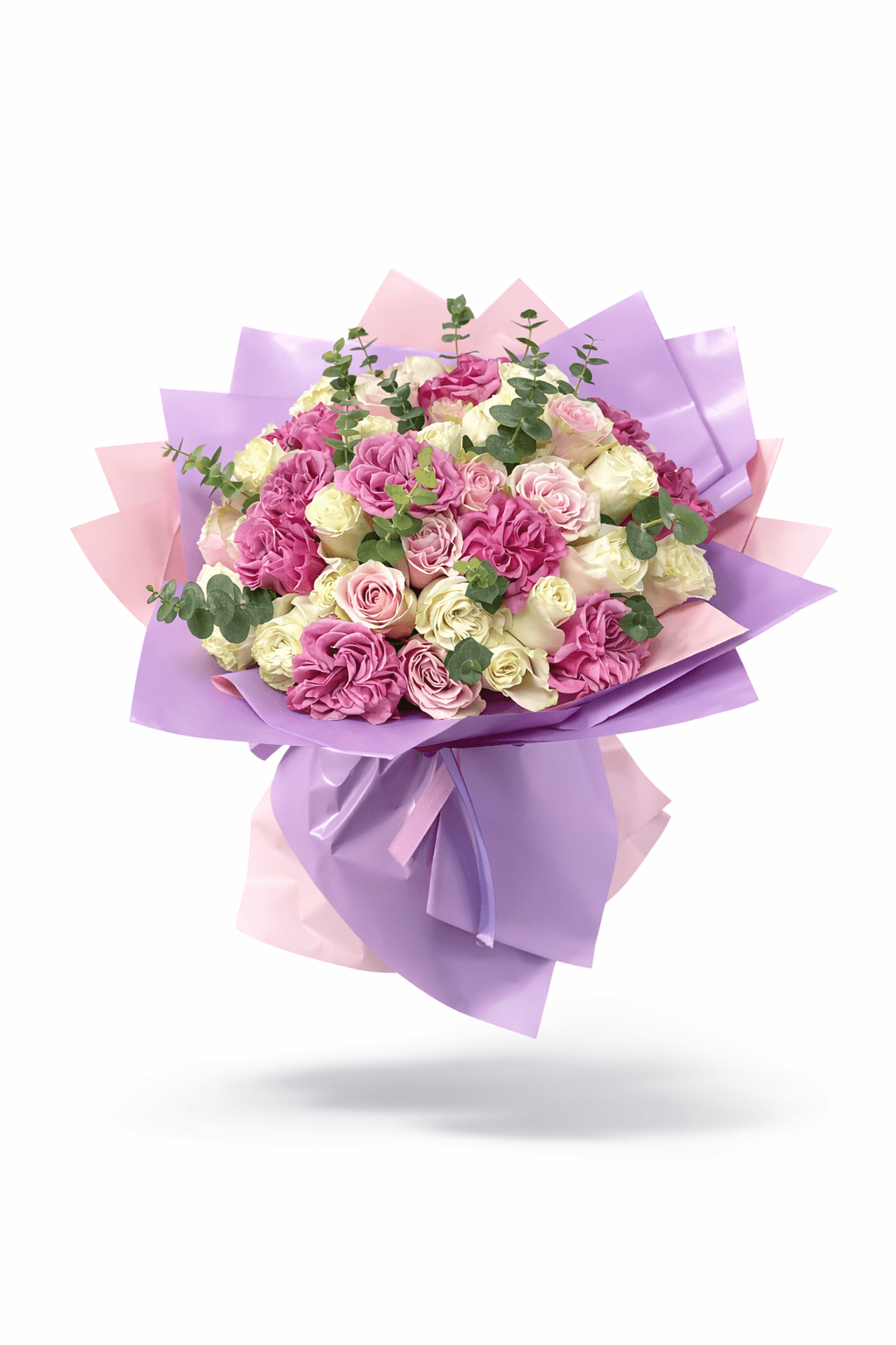 Buchet 51 Trandafiri Color - Pastel