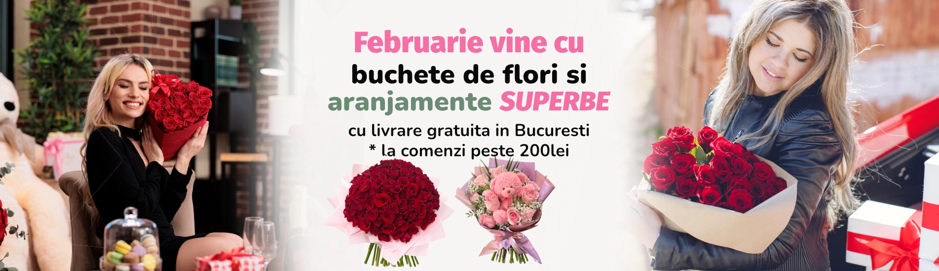 livrare flori bucuresti florarie online ilfov aceeasi zi buchete 2026 valentines day